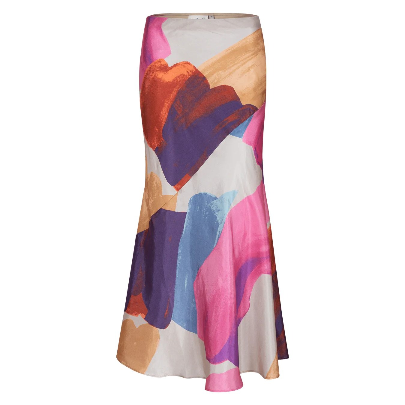 Nwt Untitled In Motion Lelaki Midi Skirt Vienta Abstract Art Sustainable Large — image 2 of 7